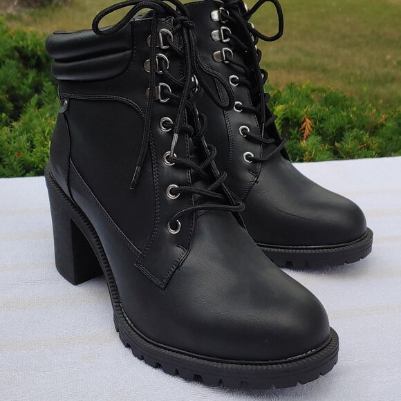 TORRID lace up Ankle boots platforms Sz 10.5 - Picture 5 of 8